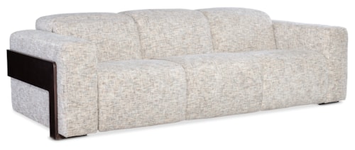 Contemporary Power Reclining Sofa with Power Headrest