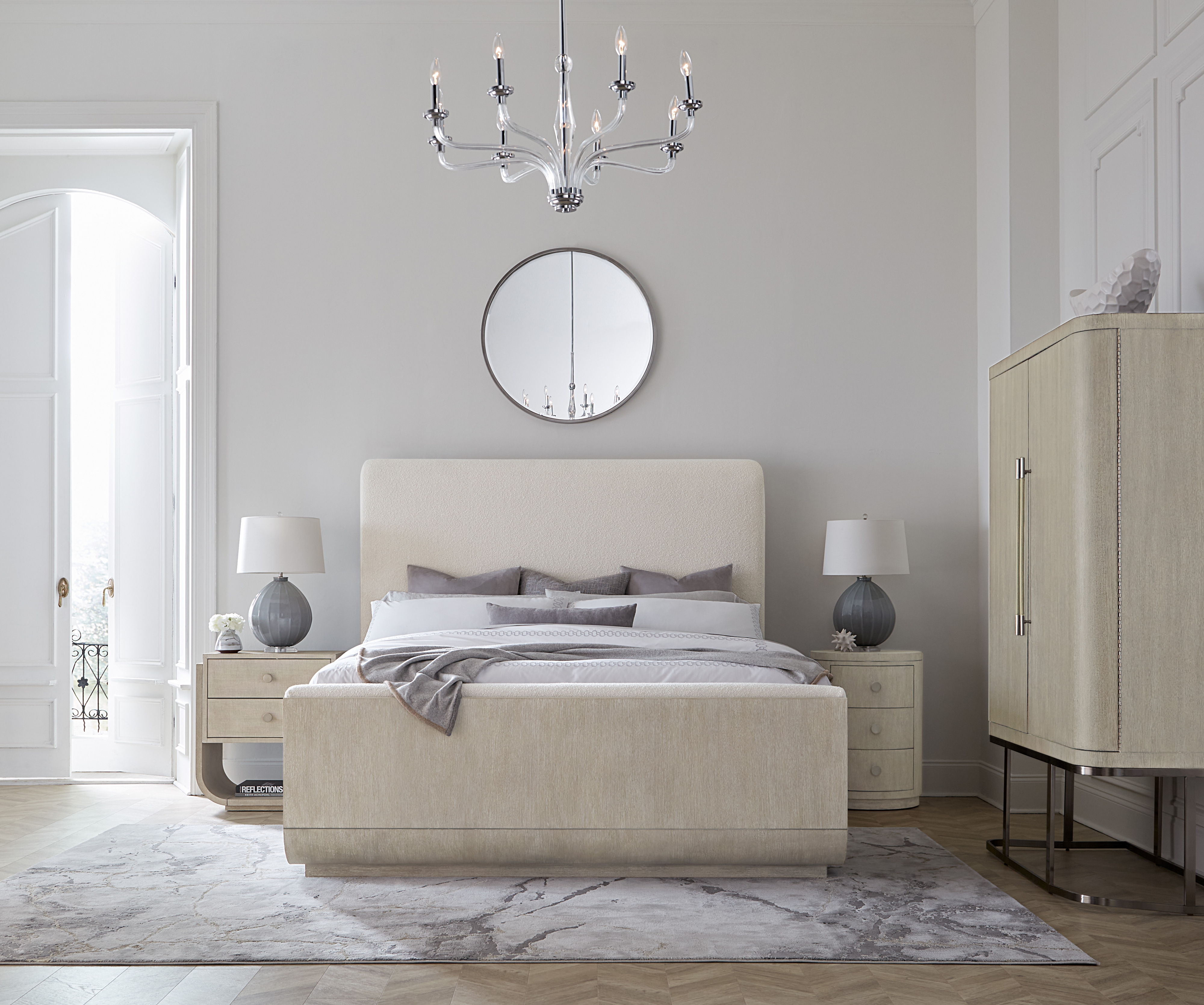 Hooker Furniture Modern Mood Modern Mood Queen Upholstered Panel Bed