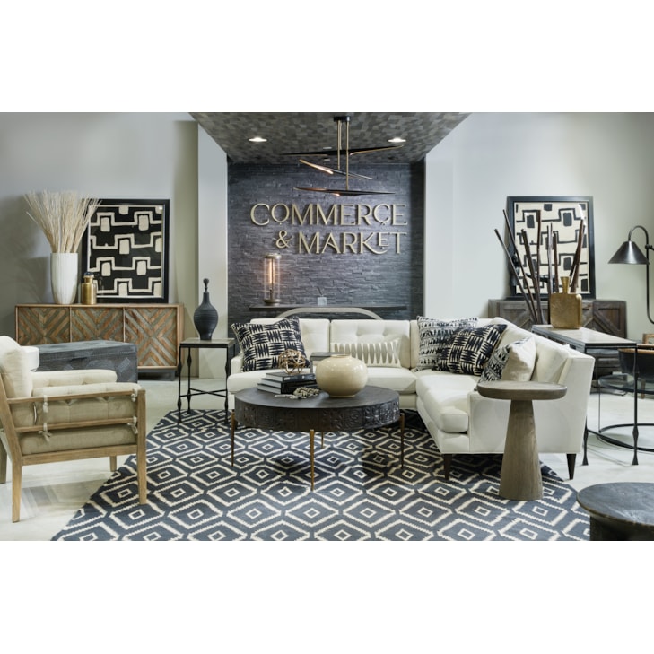 Hooker Furniture Commerce and Market Wood Spot Table