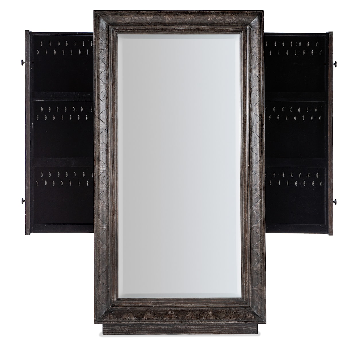 Hooker Furniture Traditions Floor Mirror w/ Hidden Jewelry Storage