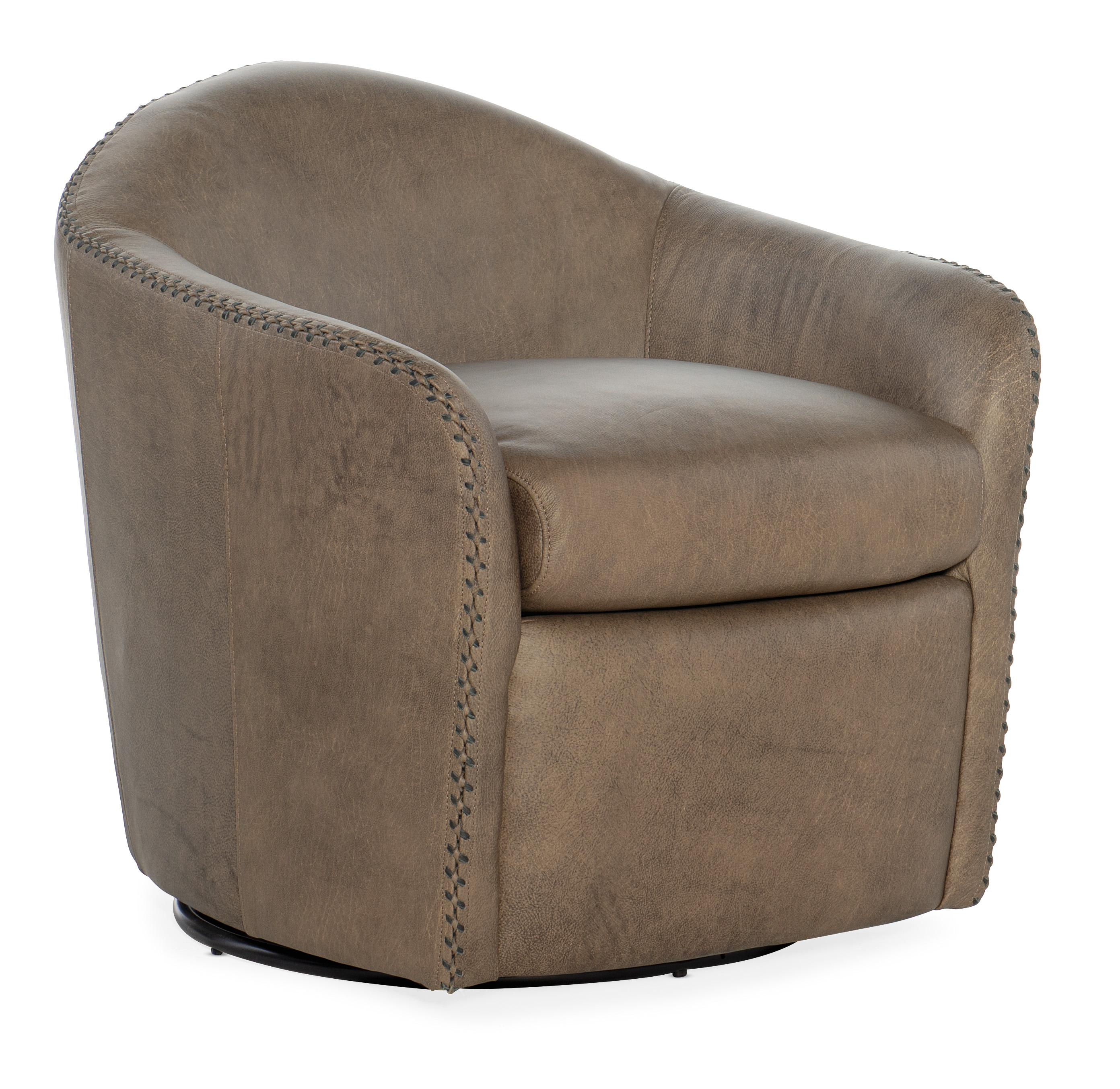 Taupe barrel online chair