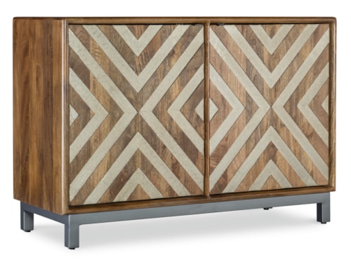 Casual Serramonte 2-Door Chest with Adjustable Shelves