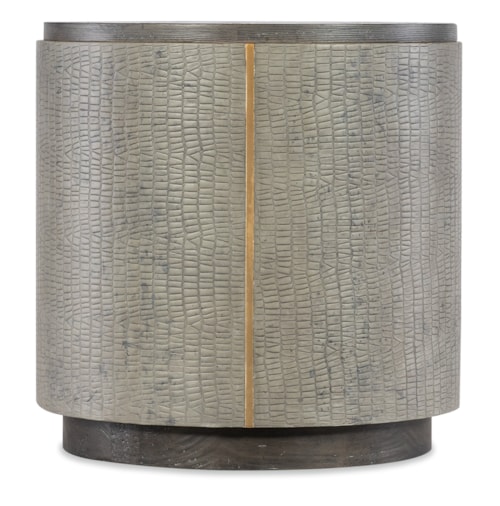 Contemporary Round End Table