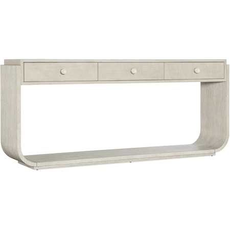 Contemporary 3-Drawer Console Table