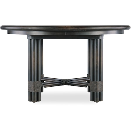 Casual Round Dining Table with 20" Leaf