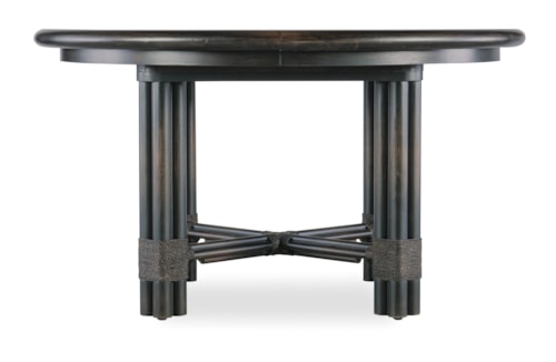 Casual Round Dining Table with 20" Leaf