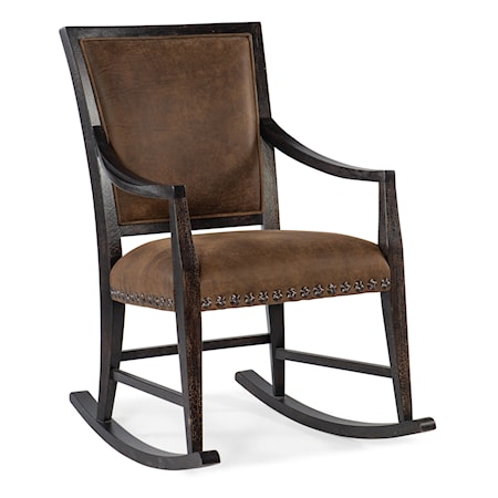 Leather Rocking Chair