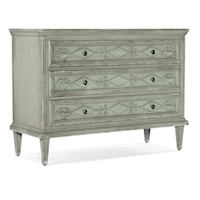 Transitional 3-Drawer Accent Chest