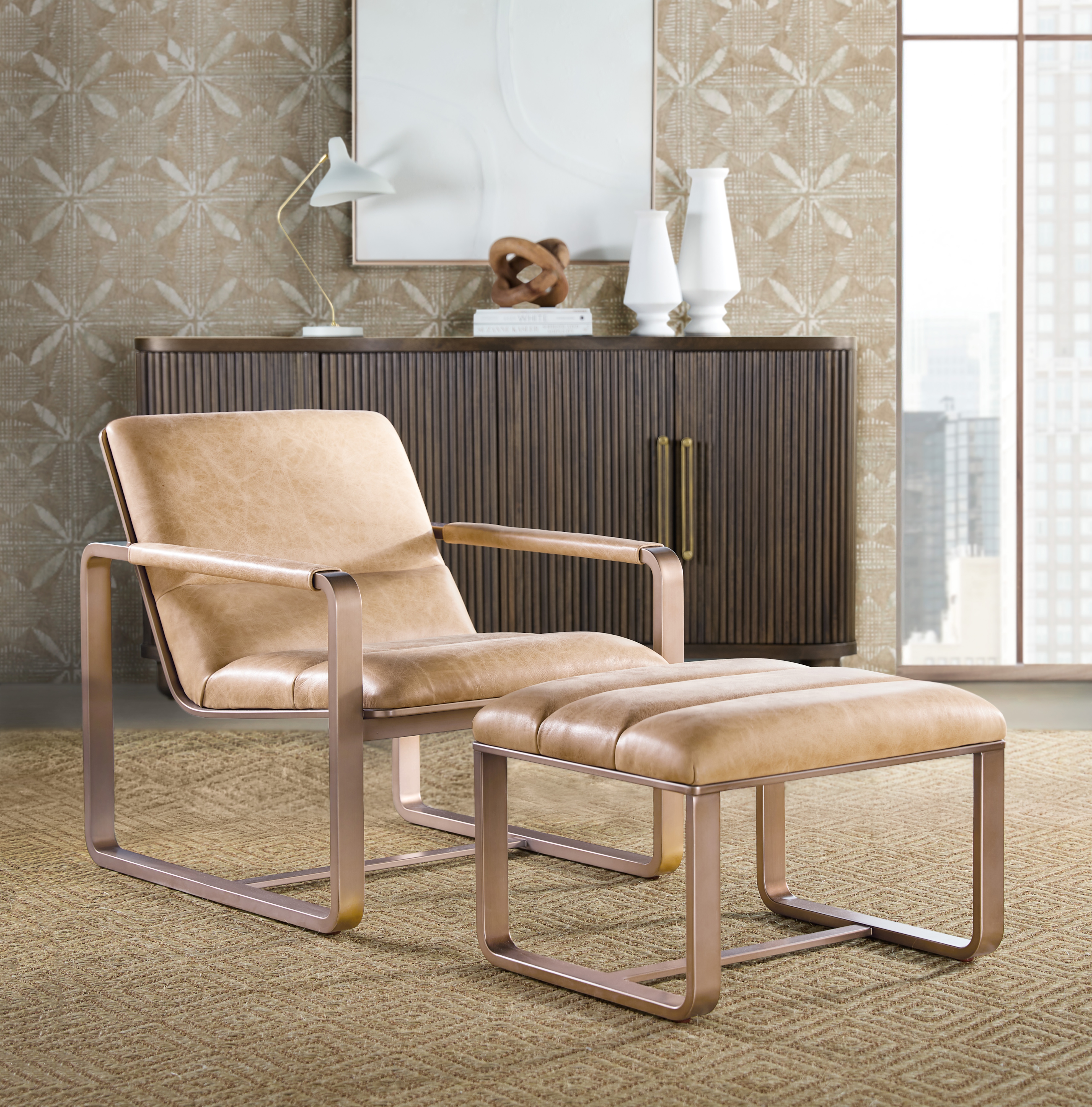 Hooker Furniture CC Leather Lounge Chair