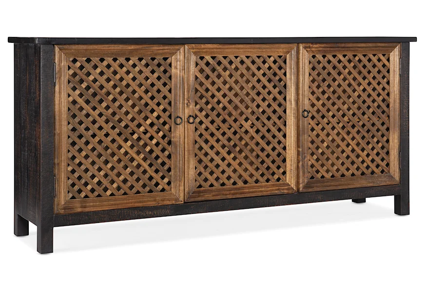 5996-55 Entertainment Console by Hooker Furniture at Alison Craig Home Furnishings