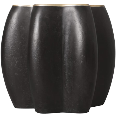 Melange Even And Flow Round End Table