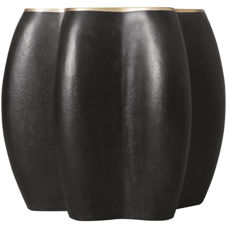 Melange Even And Flow Round End Table