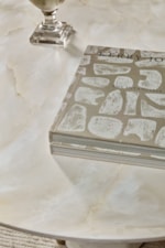 Hooker Furniture Eleana Transitional Round Dining Table with Pedestal Base