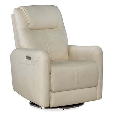 Steffen Swivel Pwr Recliner w/ Pwr Headrest