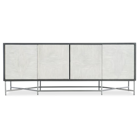 4-Door Fine Lines Storage Credenza