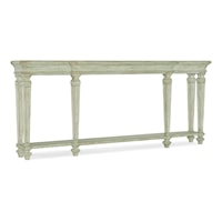 Traditional Narrow Wood Console Table