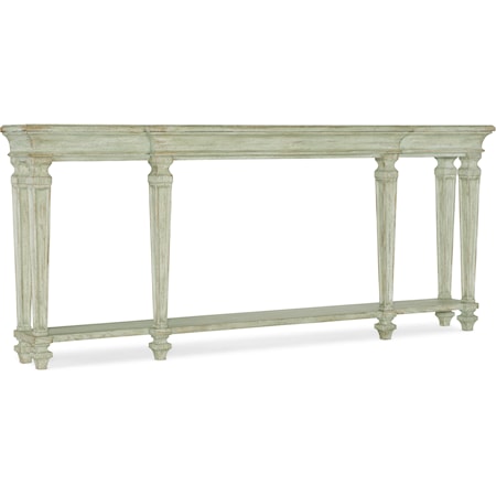 Traditional Narrow Wood Console Table