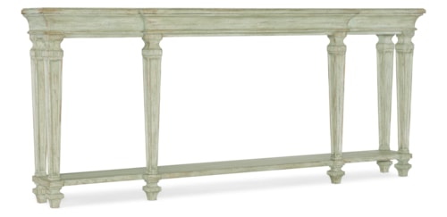 Traditional Narrow Wood Console Table