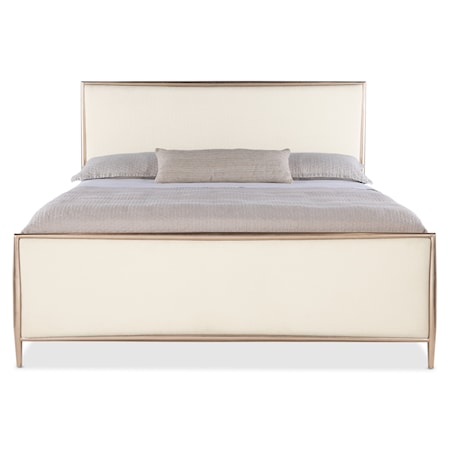 Upholstered Metal Queen Bed