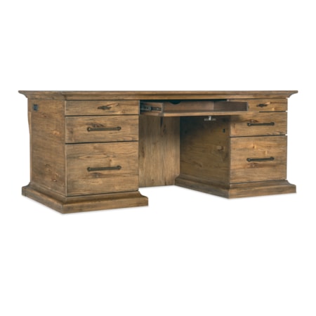 7-Drawer Executive Desk