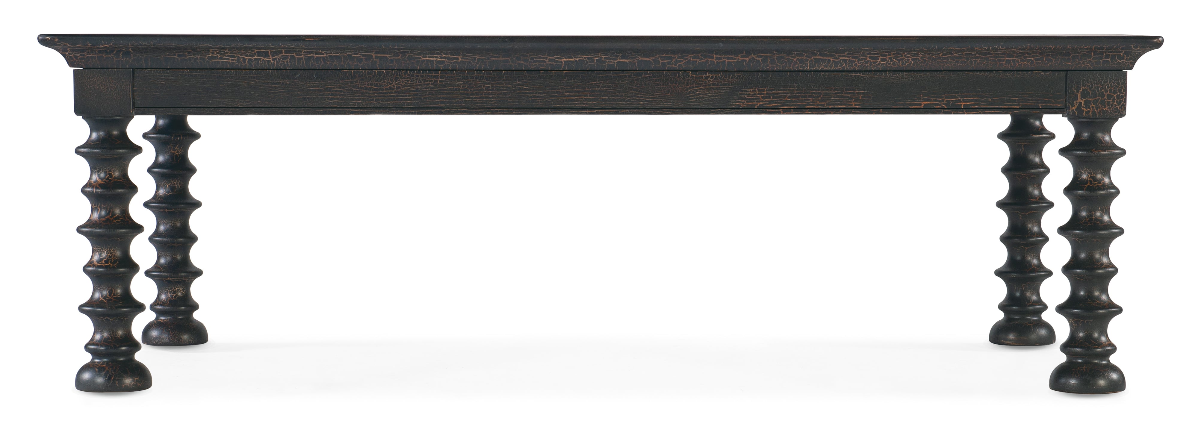 Rectangular Turned Leg Cocktail Table