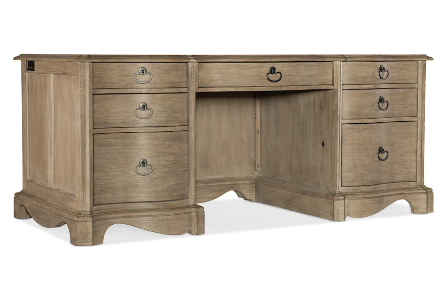 Corsica Executive Desk by Hooker Furniture at Stoney Creek Furniture 