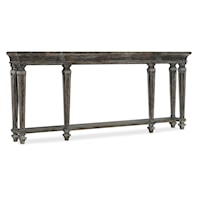 Traditional Narrow Wood Console Table