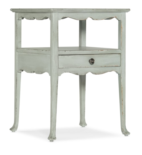 Traditional 1-Drawer Accent Table