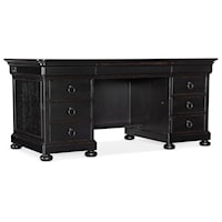 Traditional 7-Drawer Executive Desk