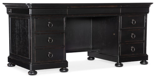 Traditional 7-Drawer Executive Desk