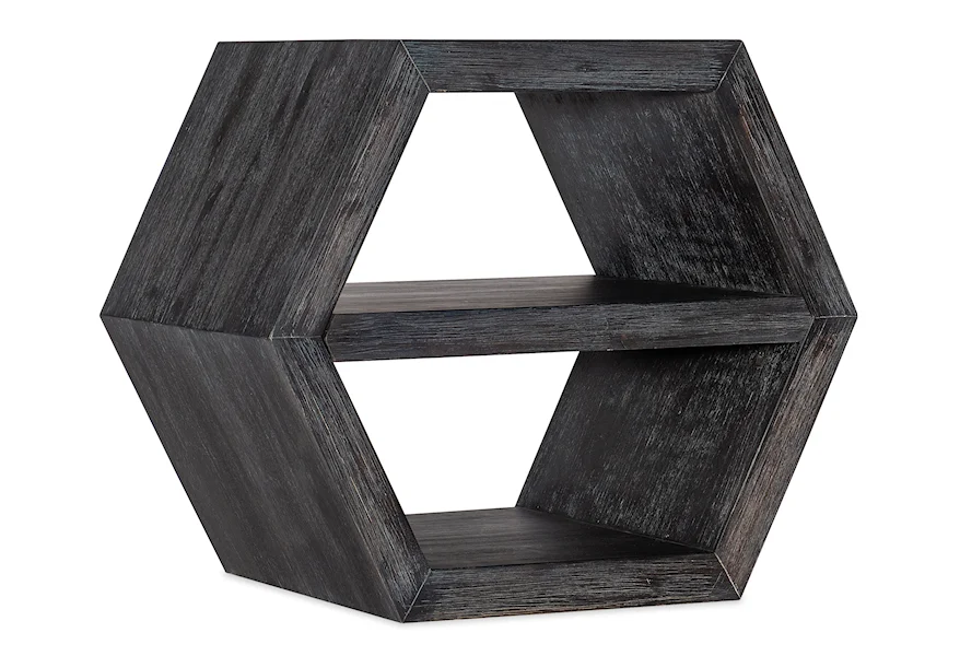 Commerce and Market Hexagonal Honeycomb End Table by Hooker Furniture at Baer's Furniture
