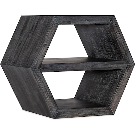 Hexagonal Honeycomb End Table