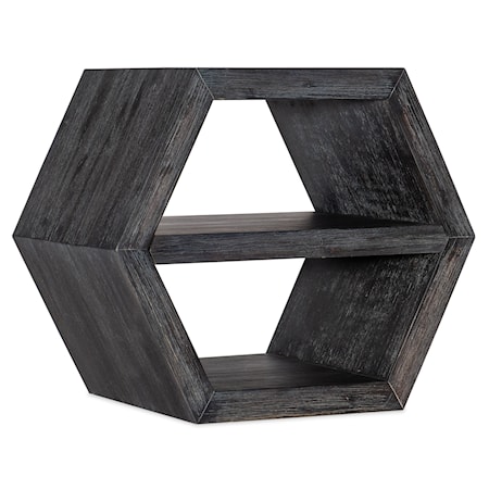 Hexagonal Honeycomb End Table