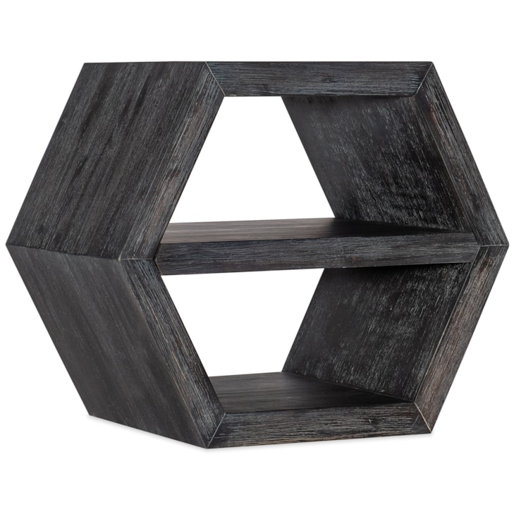 Hooker Furniture Commerce and Market Hexagonal Honeycomb End Table
