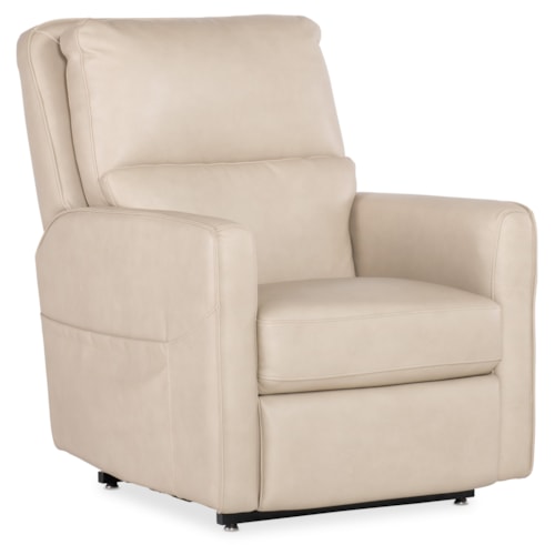 Transitional Power Lift Recliner with USB Port