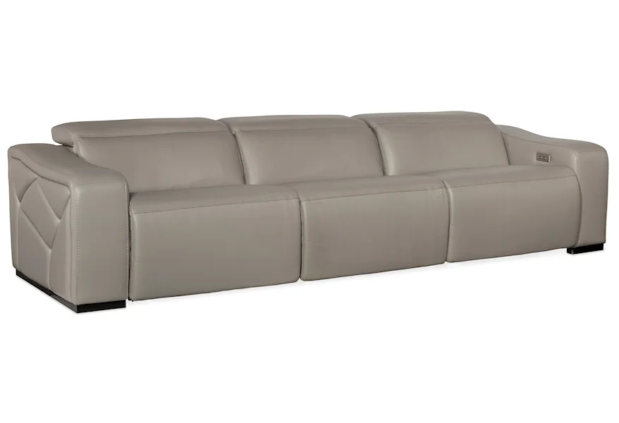 Opal 3-Piece Power Recline Sofa w/ Pwr Headrest by Hooker Furniture at Lucas Furniture & Mattress