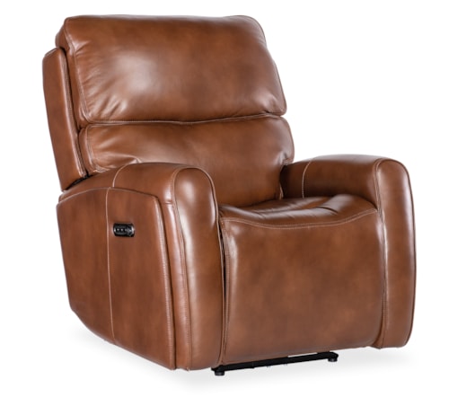 Transitional Power Recliner with USB Port