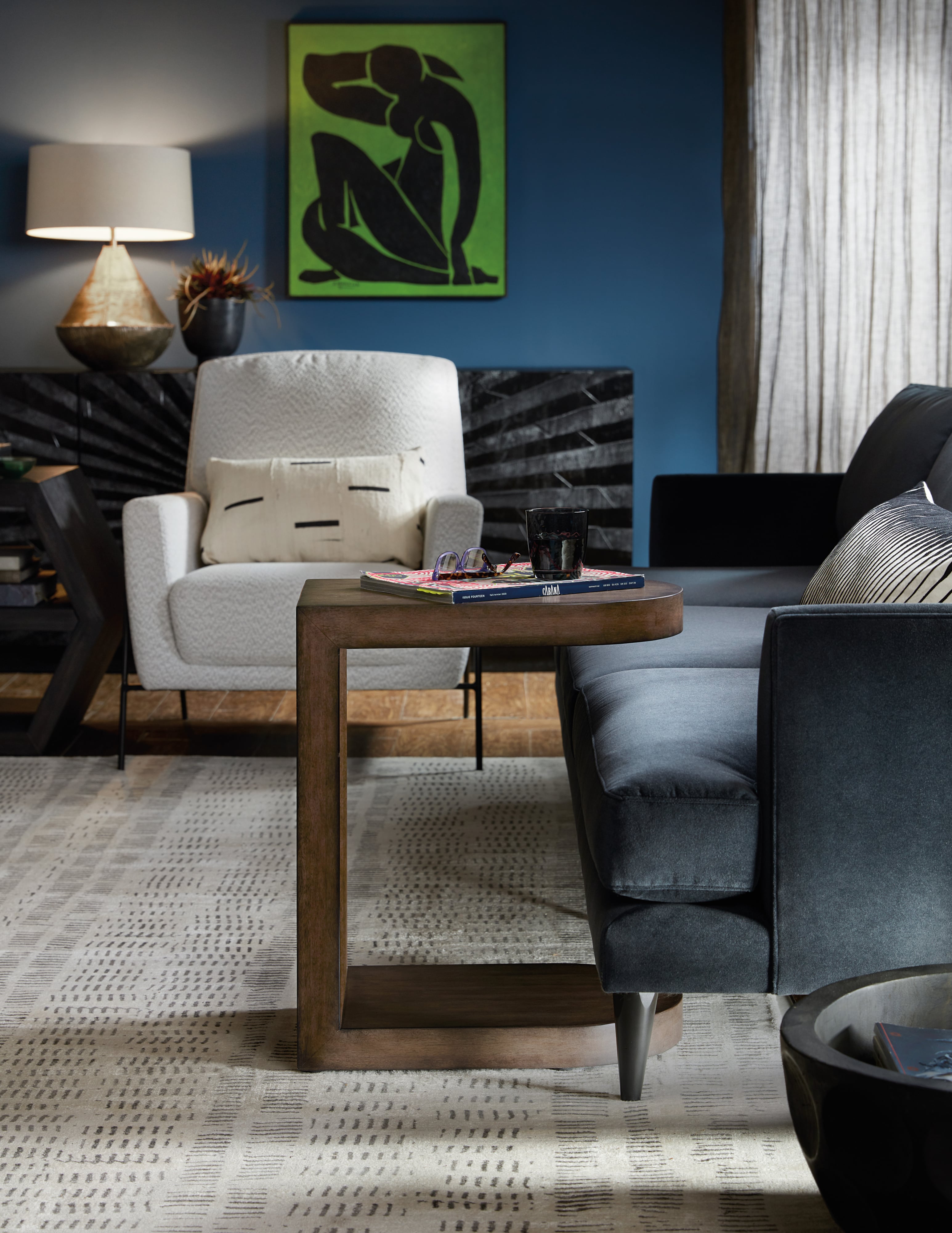 Hooker Furniture Commerce and Market Wood Accent C Table