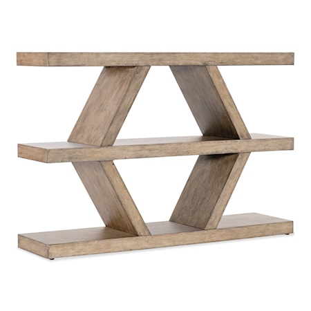 Open Shelf Sofa Table