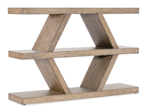 Casual Open Shelf Sofa Table