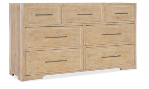 Casual 7-Drawer Dresser with Felt-Lining