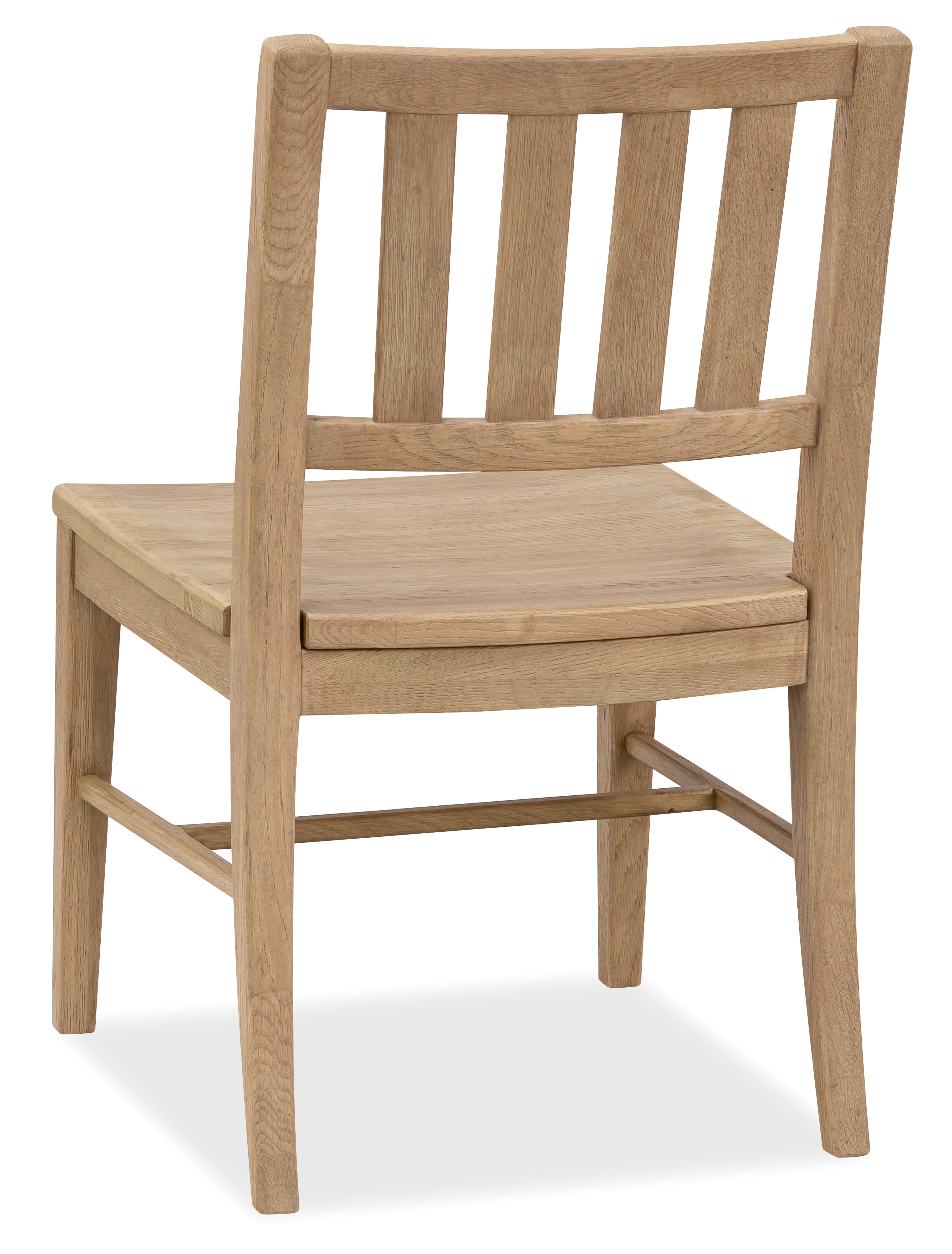 Open Slat-Back Dining Side Chair