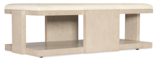 Contemporary Rectangular Cocktail Table with Fabric Top