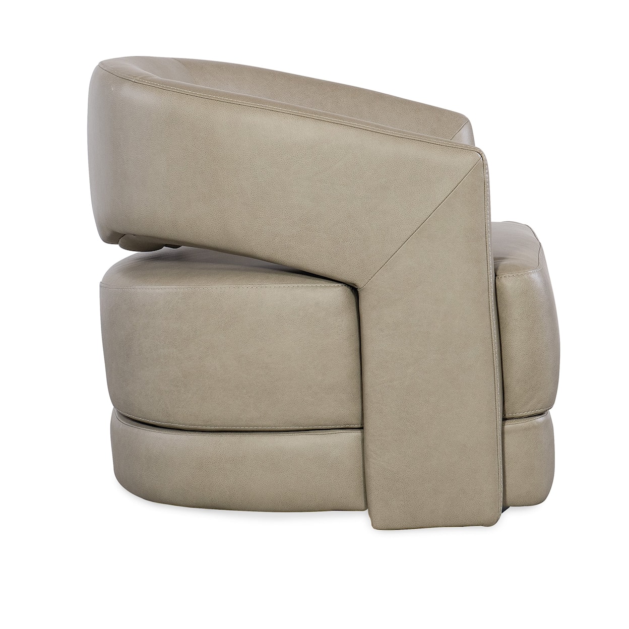 Hooker Furniture CC Swivel Chair with Sloped Armrests