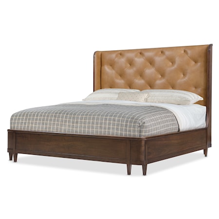 Leather Queen Bed