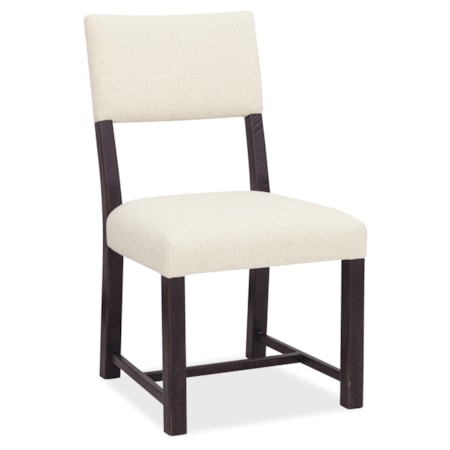 Open-Back Upholstered Dining Side Chair