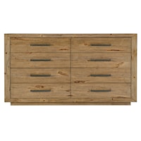 Casual 8-Drawer Dresser