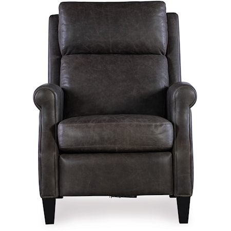 Transitional Power Recliner with Power Headrest