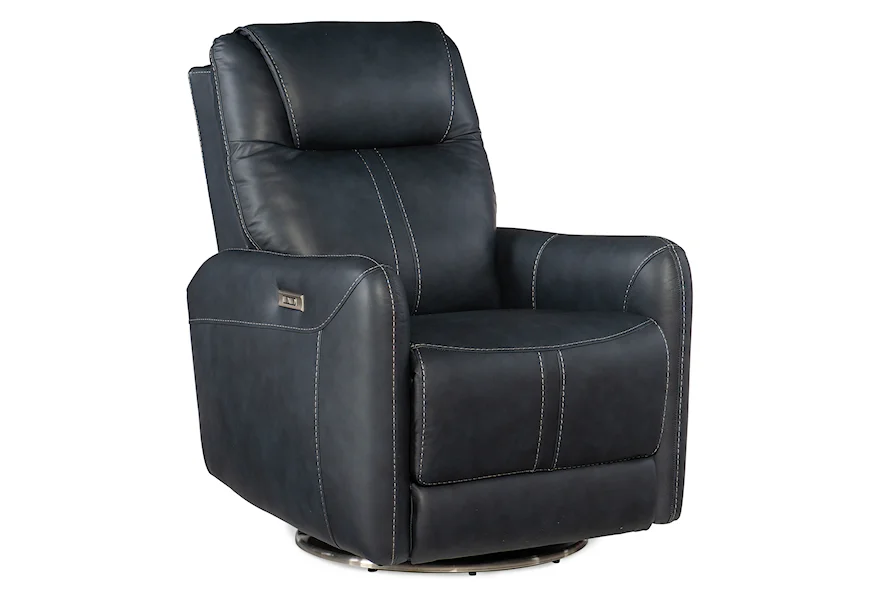 Reclining Chairs Steffen Swivel Pwr Recliner w/ Pwr Headrest by Hooker Furniture at Reeds Furniture