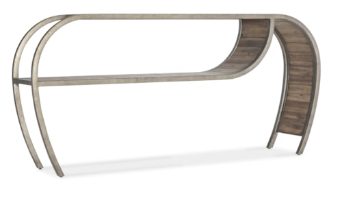 Contemporary Curved Console Table